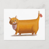 Diätfreie Katze Postkarte (Vorderseite)