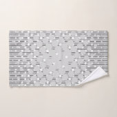 Diätgestaltung in Grau - Handtuchdesign Set (Handtuch)