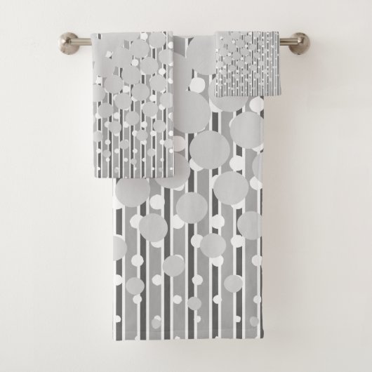 Diätgestaltung in Grau - Handtuchdesign Set (Insitu)