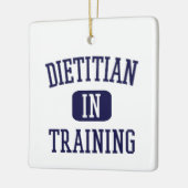 Diätin in Ausbildung | Future Dietitian Gift Keramikornament (Links)