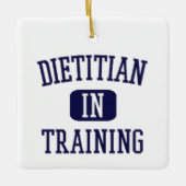 Diätin in Ausbildung | Future Dietitian Gift Keramikornament (Vorderseite)