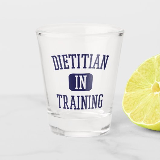 Diätin in Ausbildung | Future Dietitian Gift Schnapsglas (Vorderseite)
