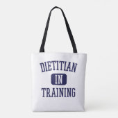 Diätin in Ausbildung | Future Dietitian Gift Tasche (Rückseite)