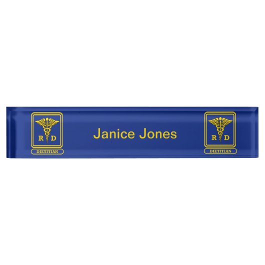 Diätitin Namensplakette (Vorderseite)