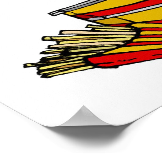 Diätkalorienwitz Poster (Ecke)