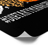 Diätmanager Peace Liebe Pumpkin Funny Halloween Poster (Ecke)