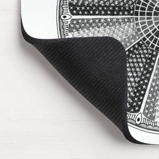 Diatom 13 Ernst Haeckel Fine Art Mousepad (Ecke)