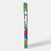Diatome Kaleidoskop iPhone Case (Rückseite / Links)