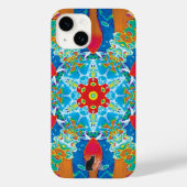 Diatome Kaleidoskop iPhone Case (Rückseite)
