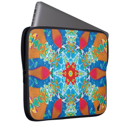 Diatome Kaleidoskop Laptopschutzhülle (Vorne Rechts)