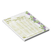 Diätplan Notizblock (angewinkelt)