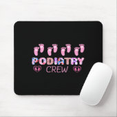 Diatry Crew Footprint Leopard Diatrist Valentine's Mousepad (Mit Mouse)