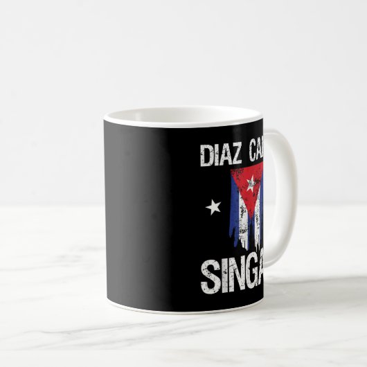 Diaz Canel Singao Cuba Kaffeetasse (VorderseiteRechts)