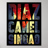 Diaz Canel Singao Poster (Vorne)