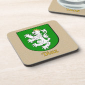 Diaz-Familienschild Untersetzer (Linke Seite)