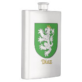 Diaz Heraldic Shield Flachmann (Rechts)