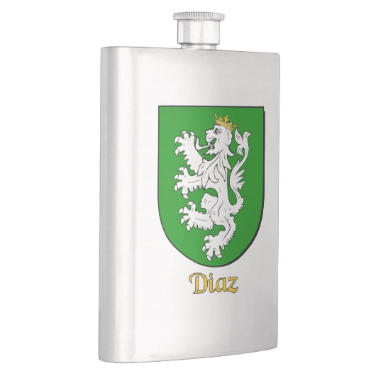Diaz Heraldic Shield Flachmann (Rechts)