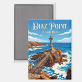 Diaz Point Namibia Magnet (Vorderseite/Rückseite)