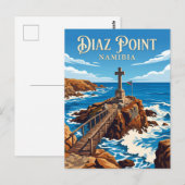 Diaz-Spitze Namibia Postkarte (Vorne/Hinten)