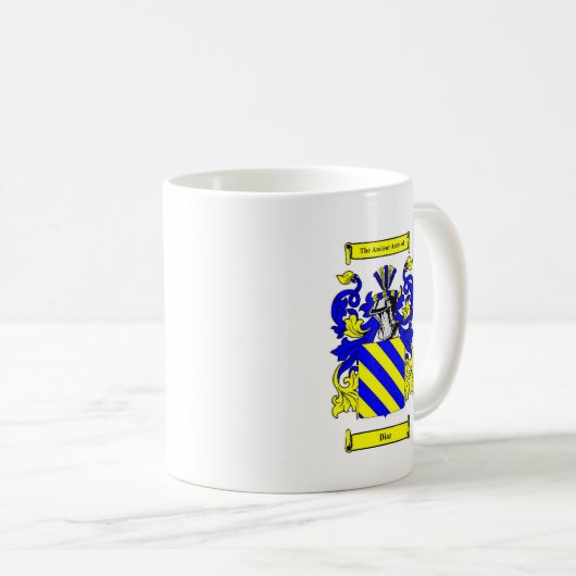 Diaz-Wappen Kaffeetasse (VorderseiteRechts)