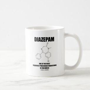 Diazepam-häufig vorgeschriebene Medikationen Kaffeetasse