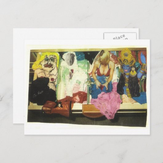 Dibble_Artworks_069_4_Faces_Of_Eve Postkarte (Vorne/Hinten)