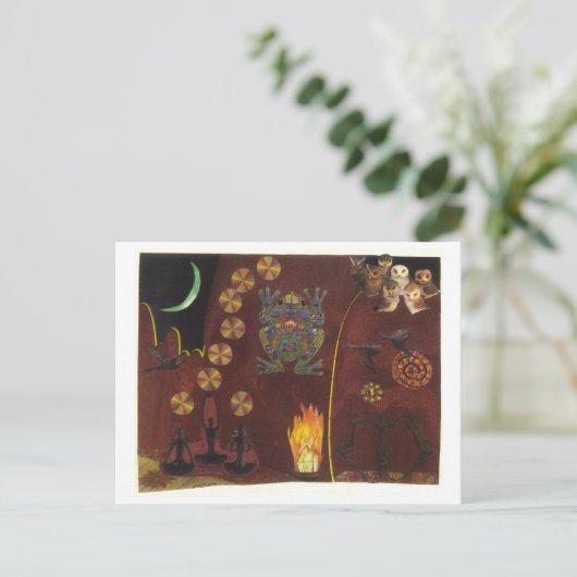 Dibble_Artworks_071_Dreaming_World Postkarte (Stehend Vorderseite)