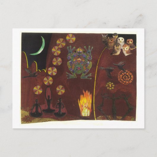 Dibble_Artworks_071_Dreaming_World Postkarte (Vorderseite)