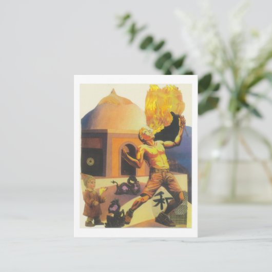 Dibble_Artworks_084_Fireatther Postkarte (Stehend Vorderseite)