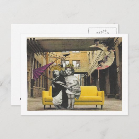 Dibble_Artworks_107_April_and_June Postkarte (Vorne/Hinten)