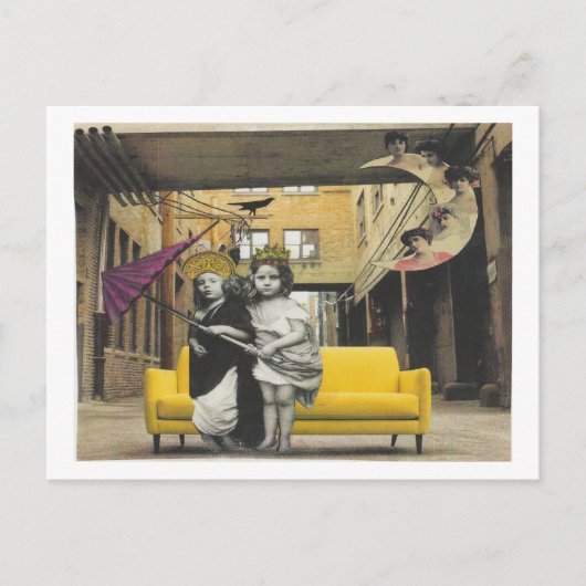 Dibble_Artworks_107_April_and_June Postkarte (Vorderseite)