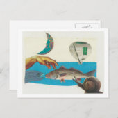 Dibble_Artworks_118_Red_Fish Postkarte (Vorne/Hinten)