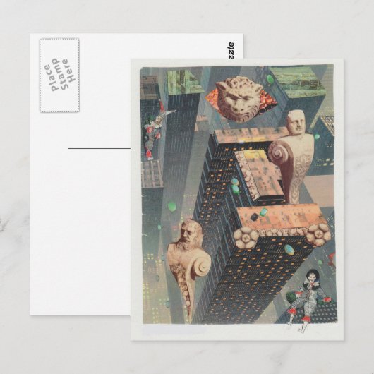 Dibble_Artworks_119_Gotham Postkarte (Vorne/Hinten)