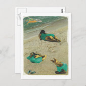 Dibble_Artworks_121_yoga Postkarte (Vorne/Hinten)