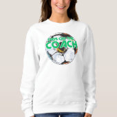 Dibs auf dem Coach-Fußball-Pullover für Ehefrau/Gf Sweatshirt (Vorderseite)