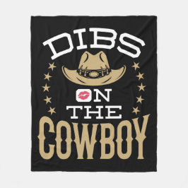 Dibs auf dem Cowboy Fleecedecke