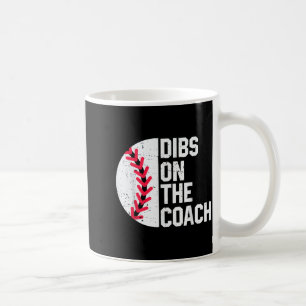 Dibs auf dem Sofa lustiges Baseball-Herz süß Kaffeetasse