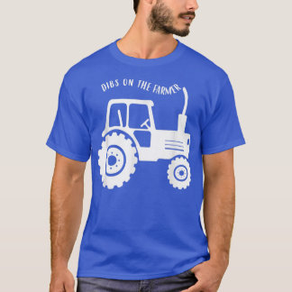 Dibs auf der Bauer Western Farm Girl Country Farm T-Shirt