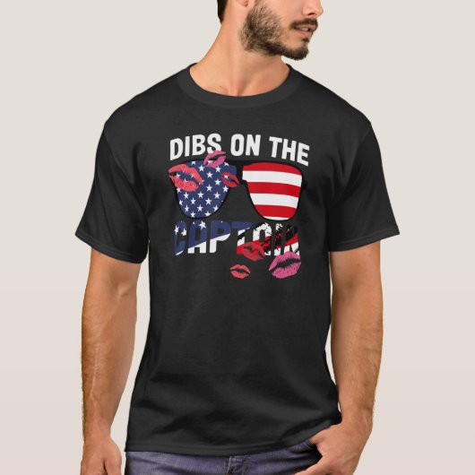 Dibs auf der Captain-Ehefrau 2 T-Shirt (Vorderseite)