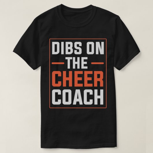Dibs auf der Cheer Coach Cheerleader Squad Männer T-Shirt (Design vorne)