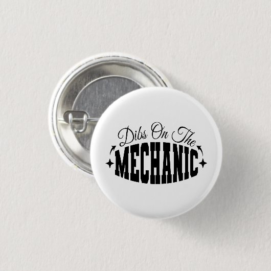 Dibs auf der Ehefrau des Mechanischen Sonnenmechan Button (Vorne & Hinten)