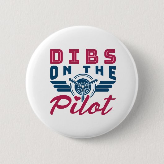 Dibs auf der Ehefrau des Piloten Airman Button (Vorderseite)