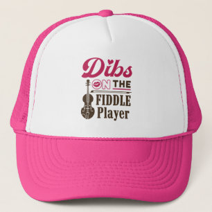 Dibs auf der Fiddle Player Fiddler Ehefrau Girlfri Truckerkappe