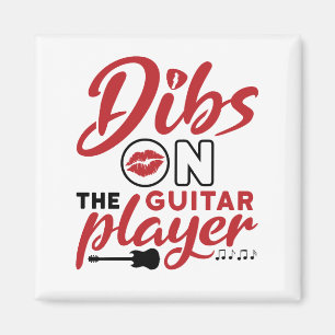 Dibs auf der Gitarre Magnet