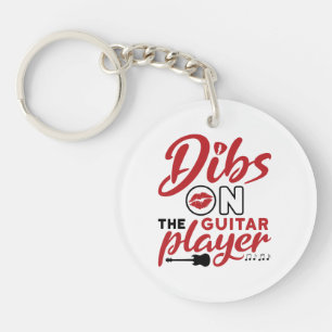 Dibs auf der Gitarre Schlüsselanhänger