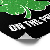 Dibs auf die hübsche Blondine Lustiger St. Patrick Poster (Ecke)