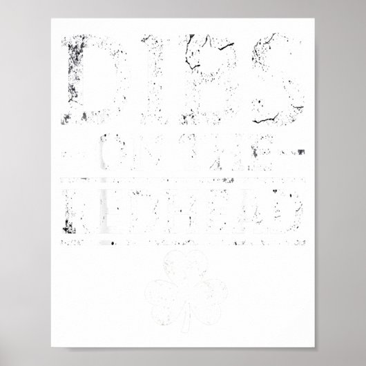 Dibs auf die Rothaarige St Patricks Day Männer Fra Poster (Vorne)