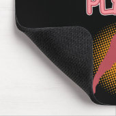 Dibs on Badminton Player Shuttle Coach Graphic Mousepad (Ecke)