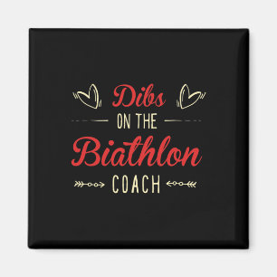 Dibs on Biathlon Redewendungen Biathlon Coach Magnet