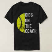 Dibs on Coach Funny Softball Ehefrau - Baseball C T-Shirt (Design vorne)